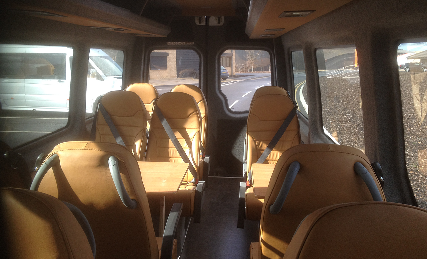 Executive 8–16 seater minibus hire