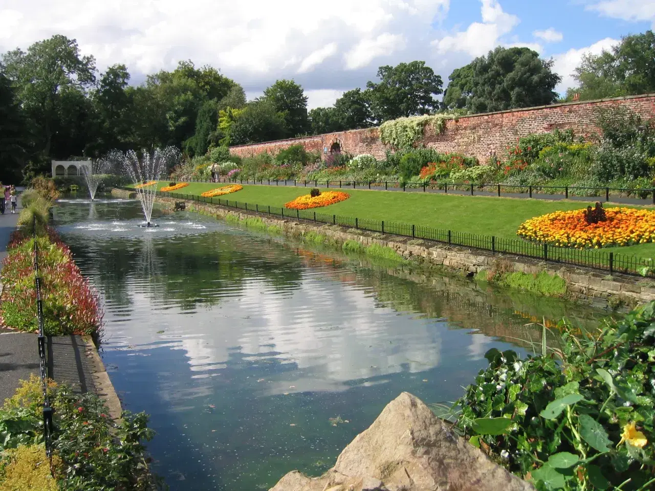 Canal Gardens at Roundhay Park, Leeds