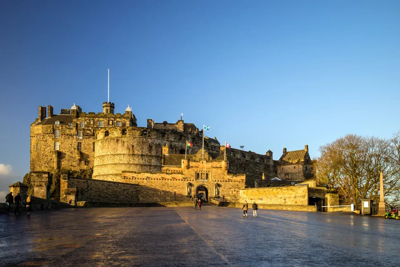 Edinburgh Castle overlooking the Old Town