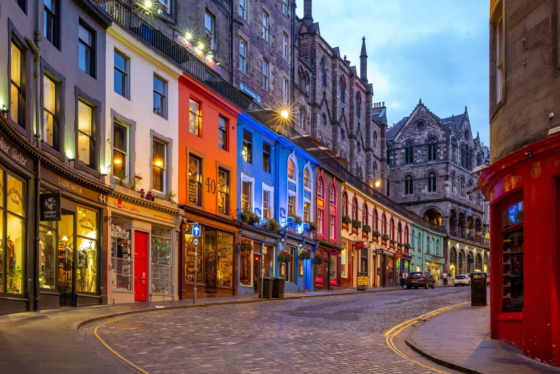 Map of Edinburgh coach hire coverage areas