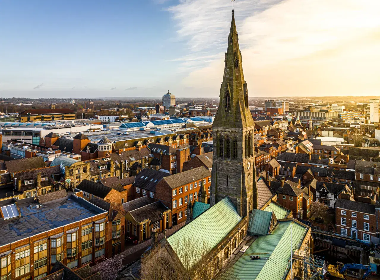 Leicester Cathedral in the city centre