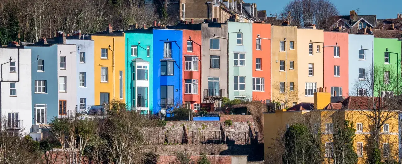 Bristol harbourside and Clifton Suspension Bridge
