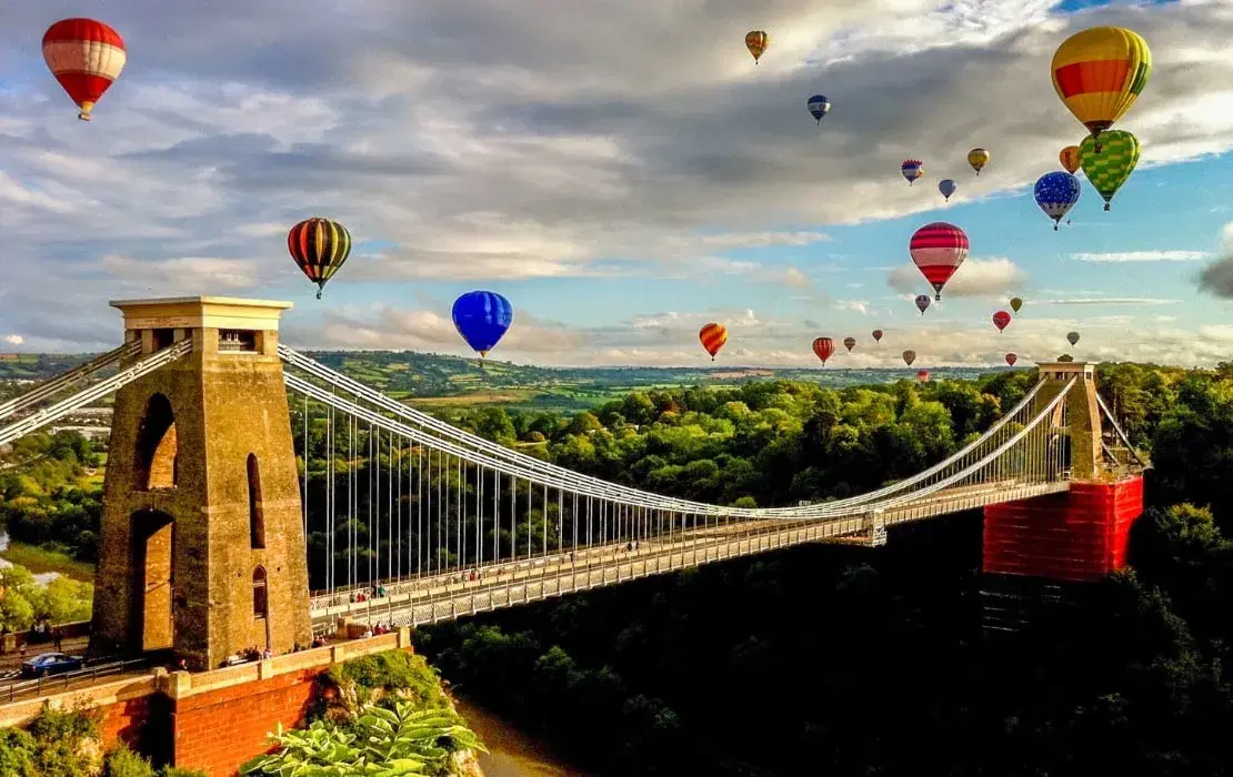 Clifton Suspension Bridge over the Avon Gorge, Bristol