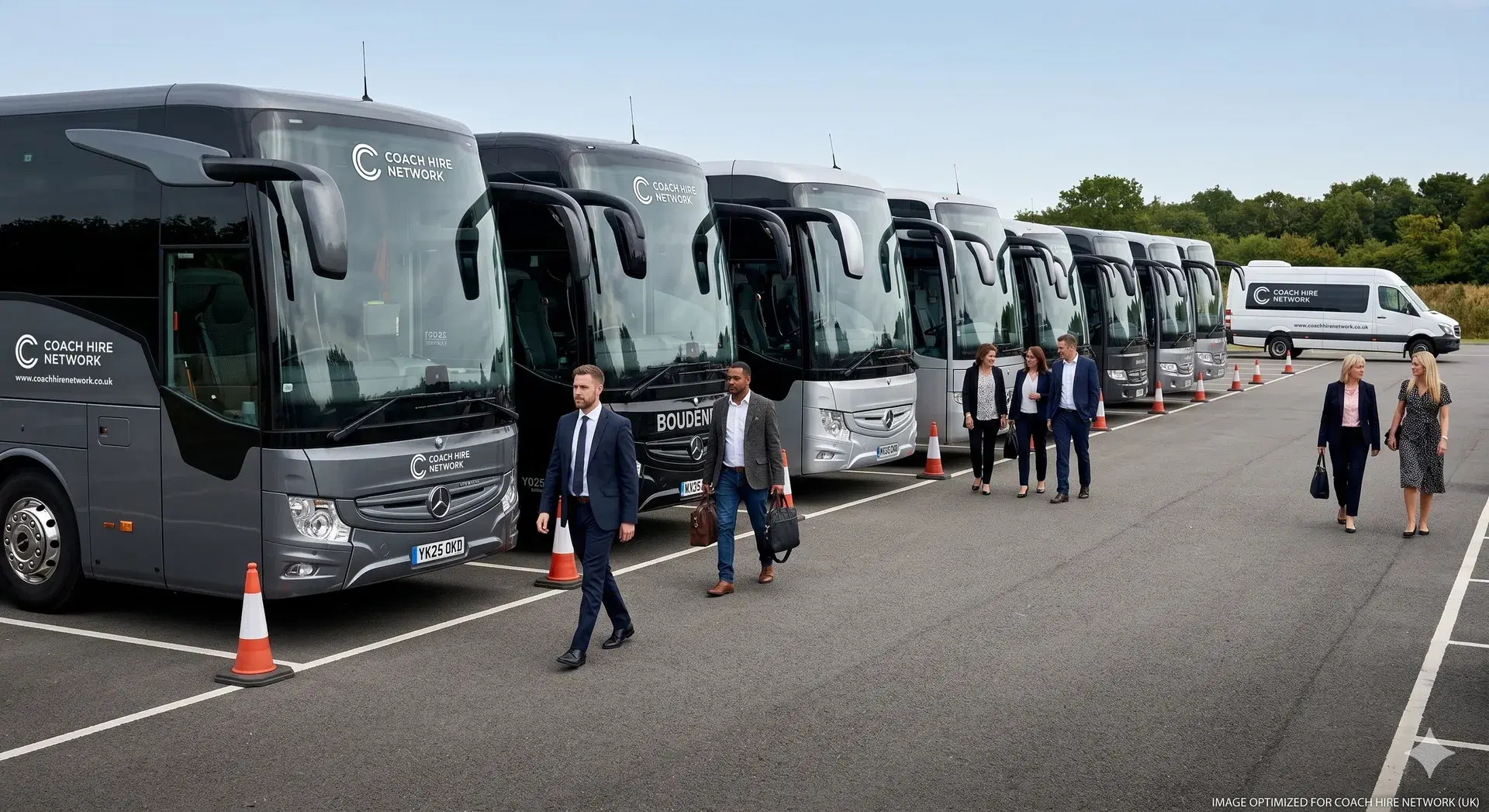 Coach hired for corporate group travel