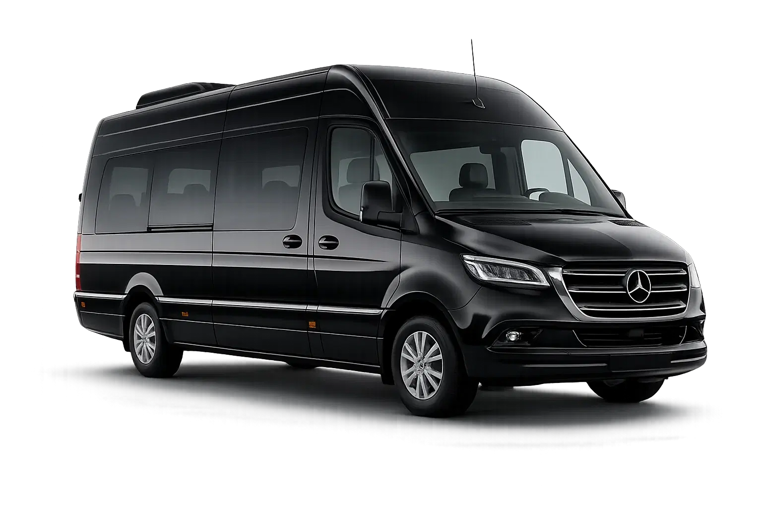 Minibus with driver for a Gatwick Airport transfer
