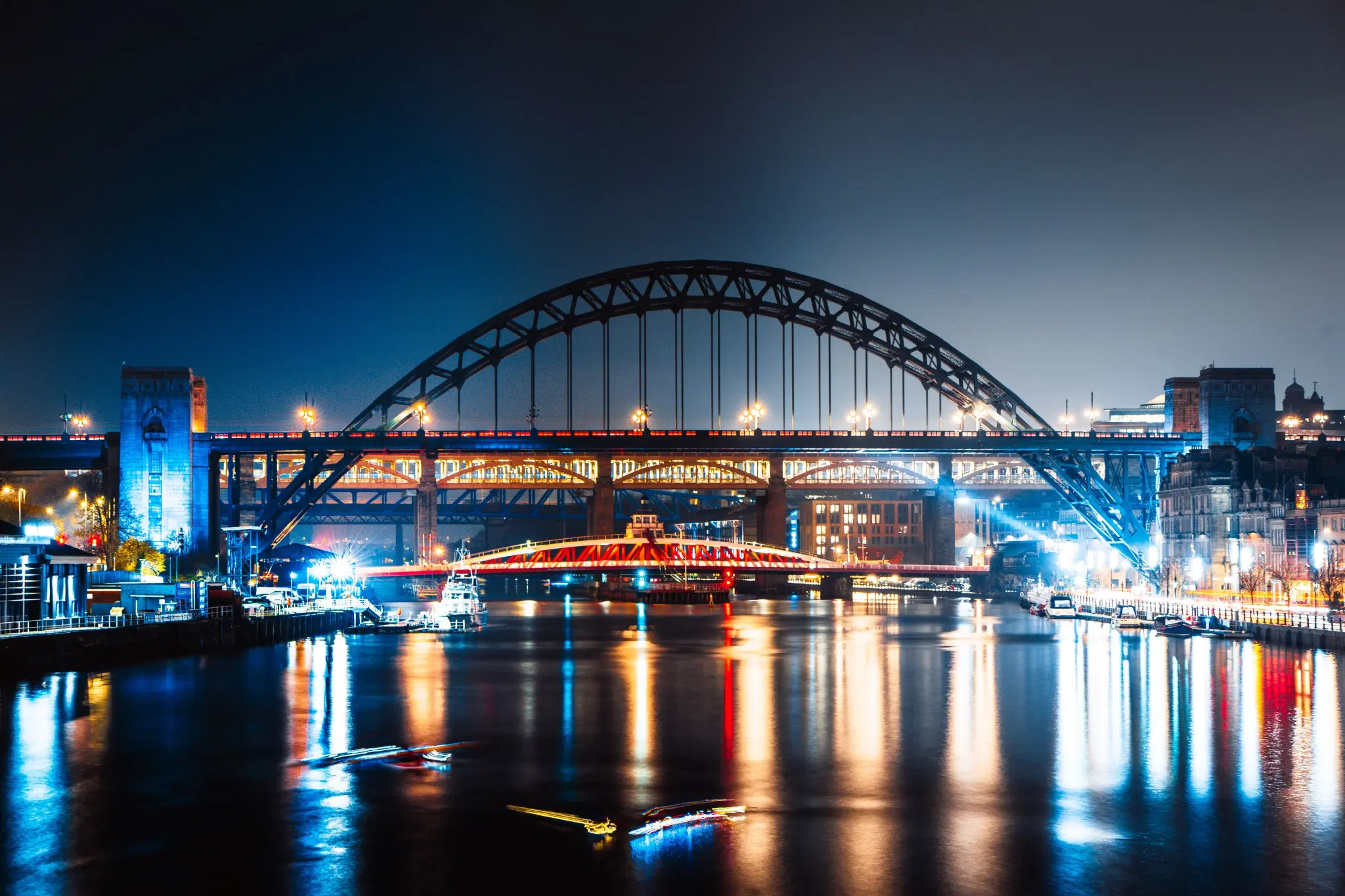 Map of Newcastle coach hire coverage areas