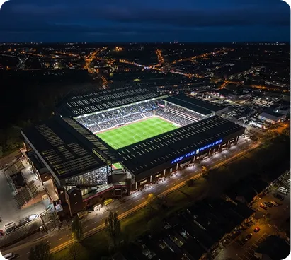 Villa Park Stadium in Birmingham
