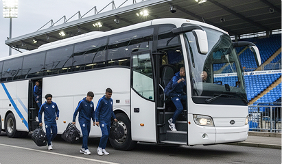 Sports event and stadium coach hire