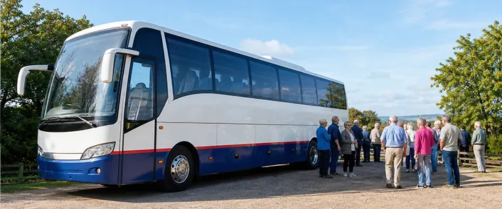 Coach for day trips