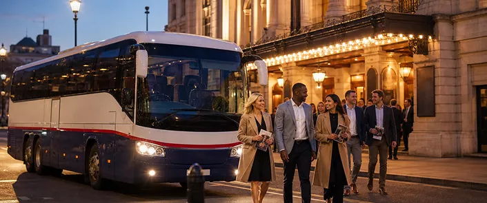 Theatre and concert coach hire